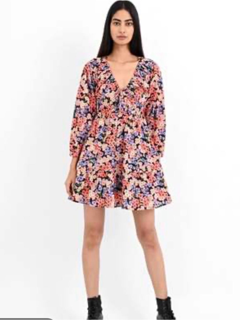 BANJANAN MACAW DRESS - MONARCH BLACK